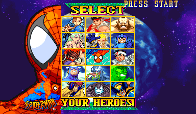 Marvel Vs. Capcom: Clash of Super Heroes (USA 980123 Phoenix Edition) (bootleg) Screenshot 1